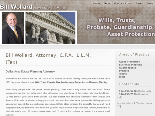 Bill Wollard, Attorney, C.p.a., Ll.m.