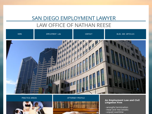 Law Office of Nathan Reese - La Mesa Employment Attorneys