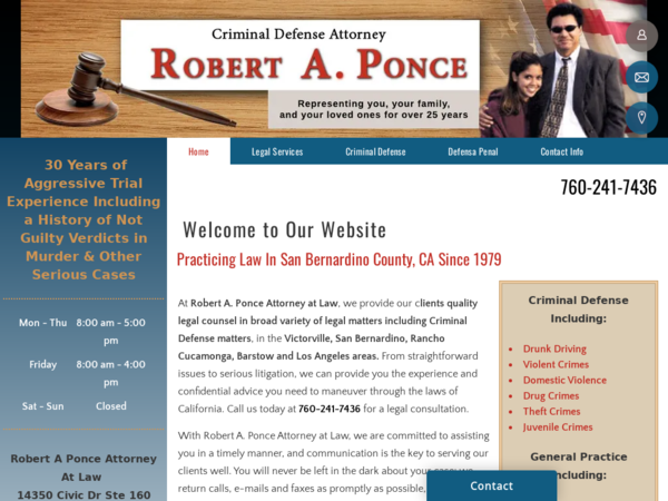 Robert A Ponce Attorney at Law