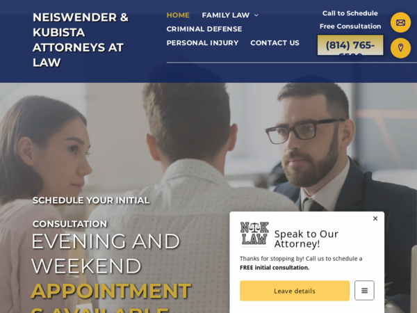 Neiswender and Kubista Attorneys At Law
