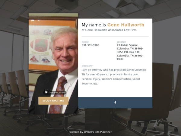Gene Hallworth Atty