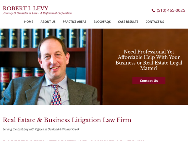 Robert I Levy, Attorney at Law