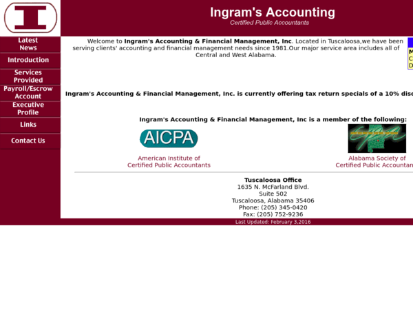 Ingram's Accounting & Financial Management