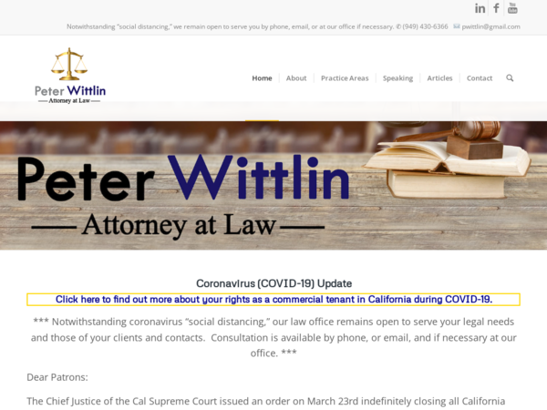 Peter C. Wittlin Attorney at Law