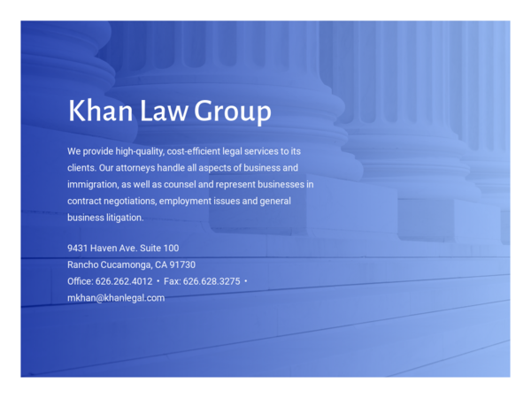 Khan Law Group