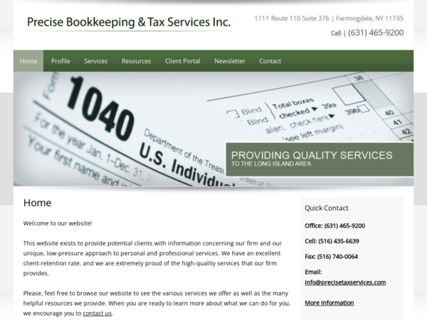 Precise Bookkeeping & Tax Services