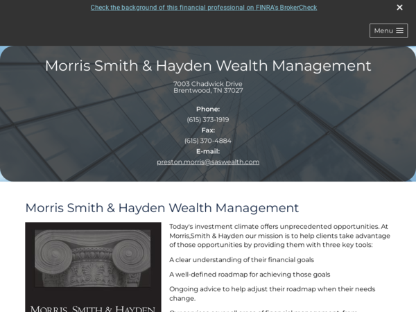 Morris, Smith & Hayden Wealth Management