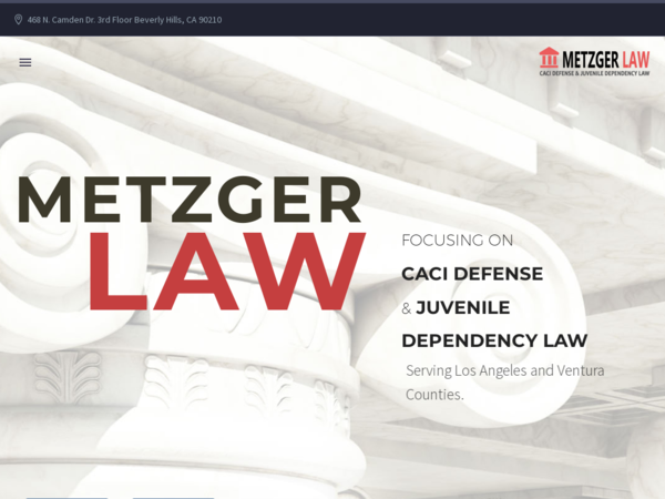 Metzger Law, Caci Defense & Juvenile Dependency Law