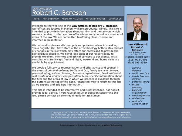 Robert C Bateson Law Office