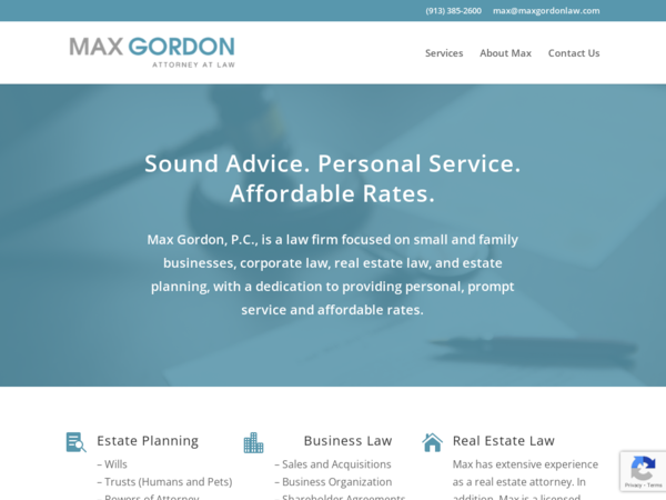 Max Gordon Attorney at Law