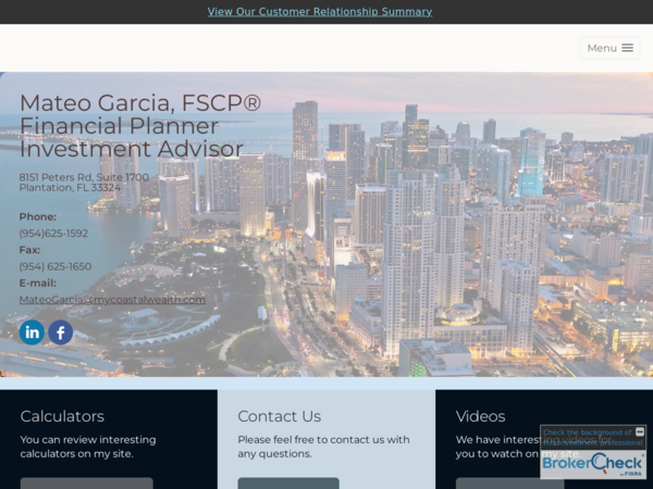 Coastal Wealth: Mateo Garcia