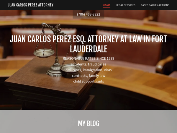 Perez Juan Carlos, Attorney at Law; Abogado