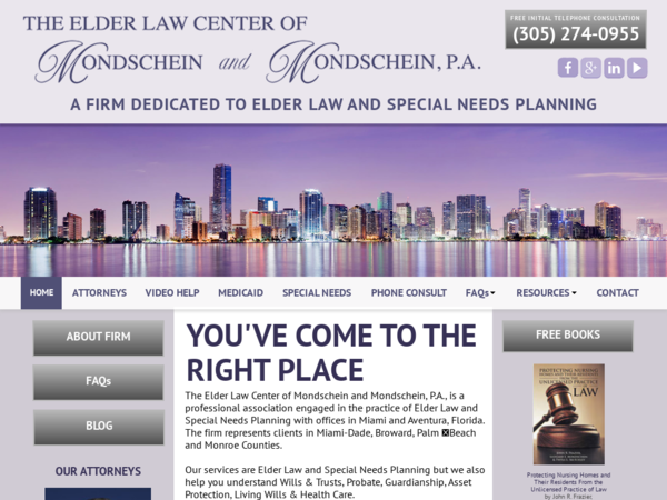 The Elder Law Center of Mondschein & Mondschein PA