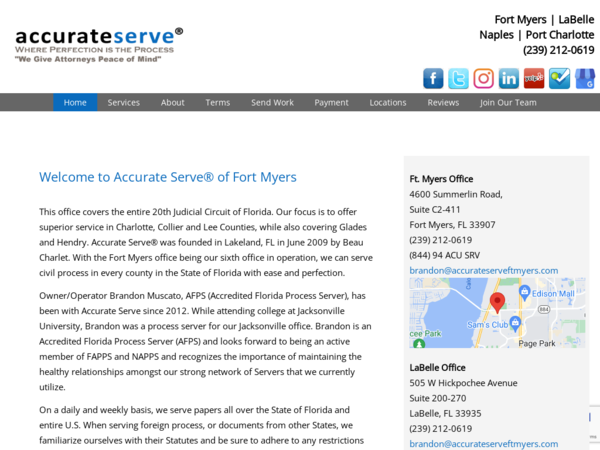 Accurate Serve Fort Myers