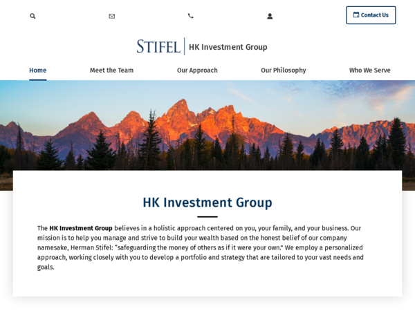 HK Investment Group - Stifel