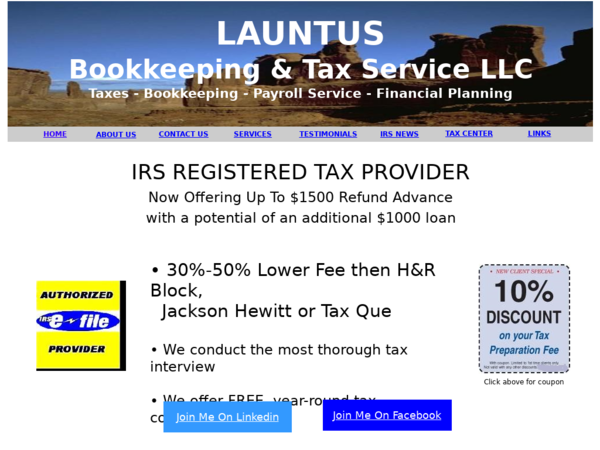 Launtus Bookkeeping & Tax Service