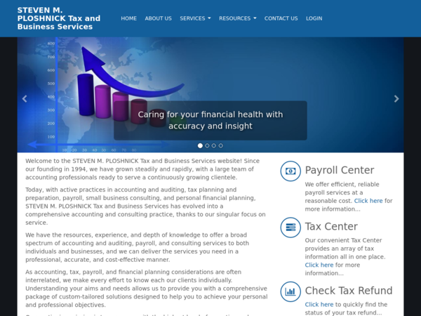 Steven M. Ploshnick Tax and Business Services