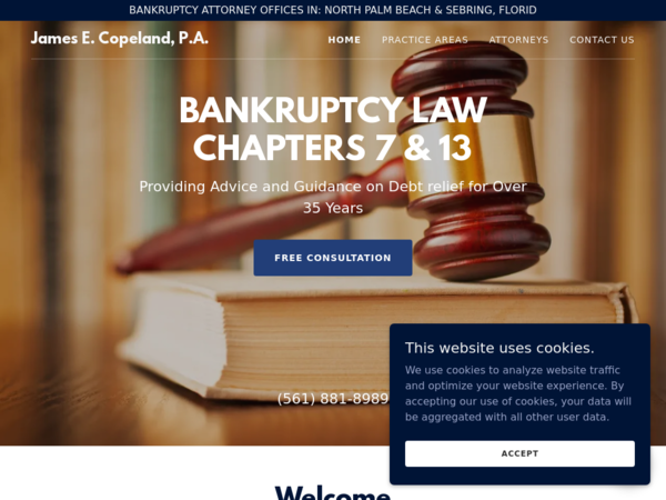 James Copeland Bankruptcy Law