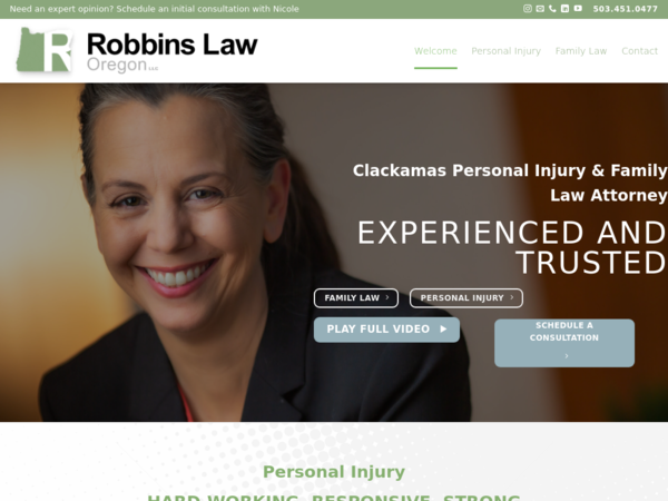 Robbins Law Oregon