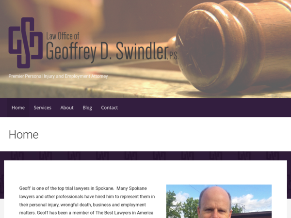 Geoffrey D Swindler Law Office