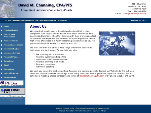 David Channing, CPA