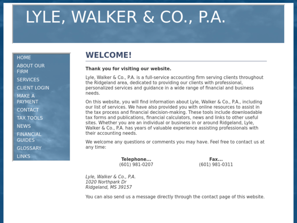Lyle Walker & Co PA
