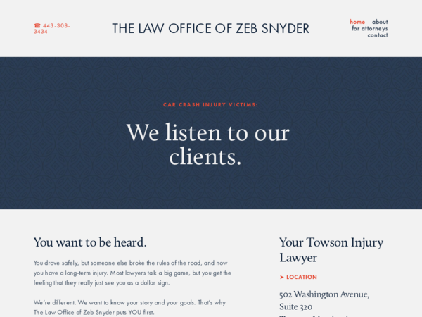 The Law Office of Zeb Snyder