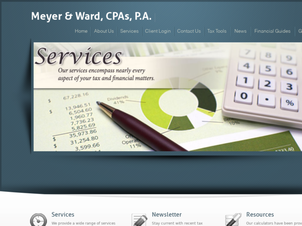 Meyer & Ward Cpas PA: Stephen B Meyer CPA