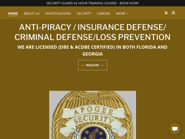 Apogee Security & Investigation Services Sarasota Florida