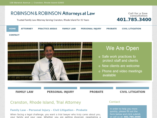 Robinson Steven A Attorney at Law