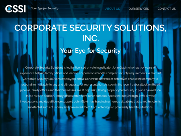 Corporate Security Solutions