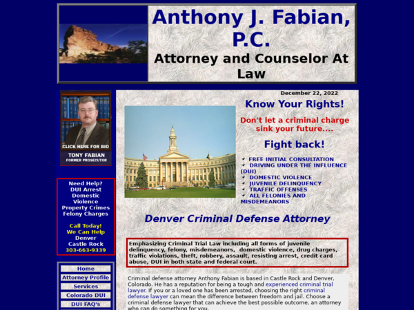 Anthony J Fabian Law Office