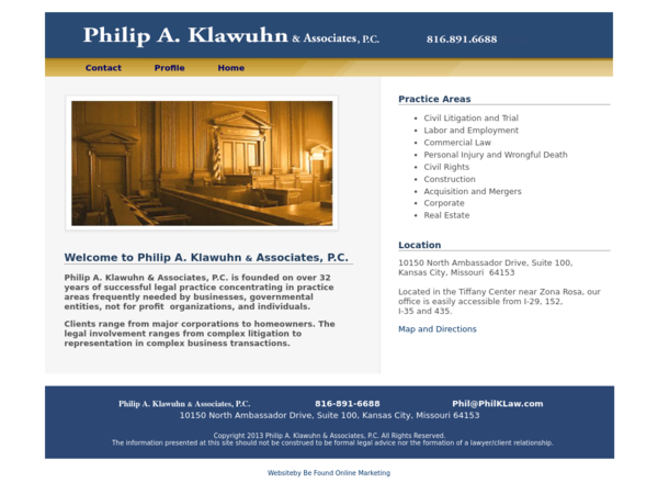 Philip Klawuhn & Associates Law Frm