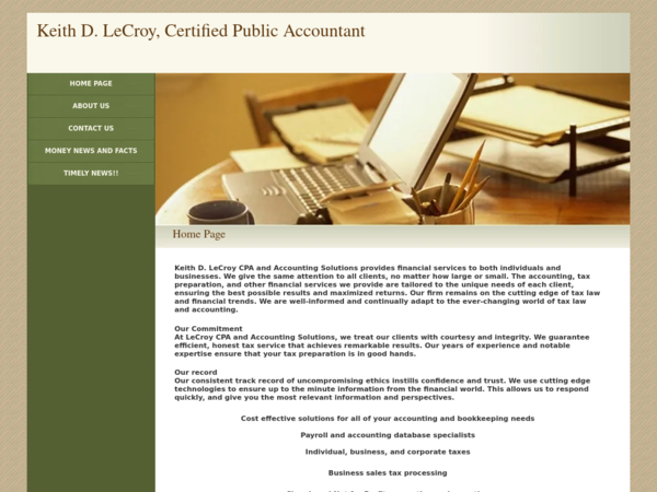 Lecroy D Keith CPA