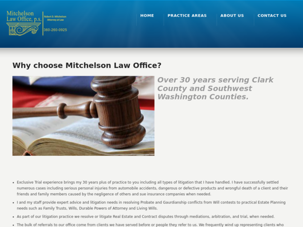 Robert D Mitchelson Law Office