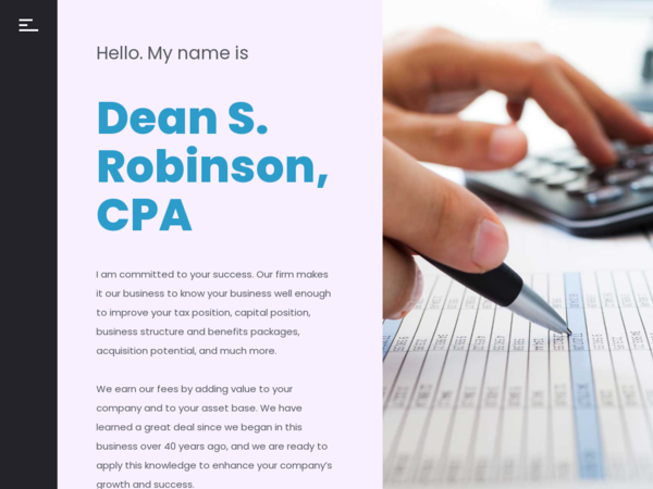 Robinson Dean S CPA