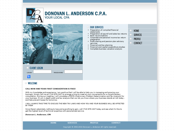 Anderson Donovan L CPA
