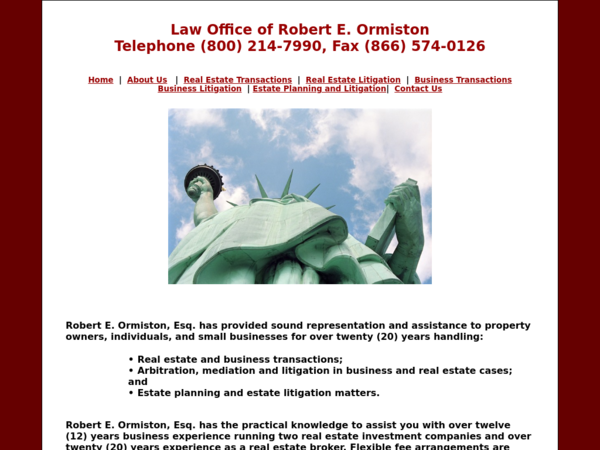 Law Office of Robert E. Ormiston