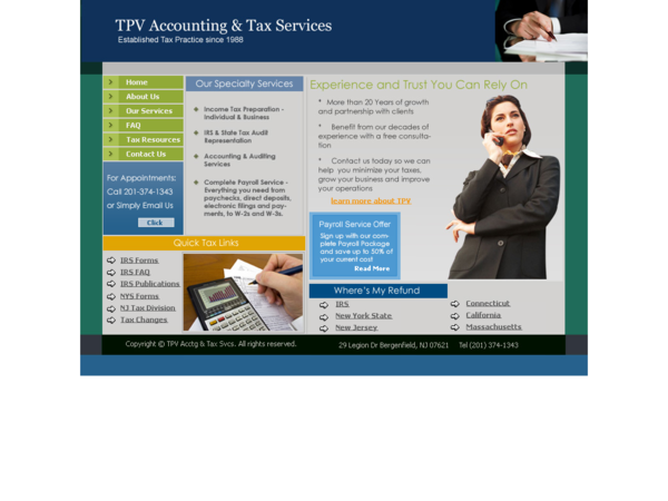 TPV Accounting and Tax Services