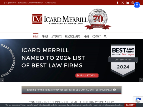 Icard Merrill Cullis Timm Furen & Ginsburg, PA Attorneys At Law