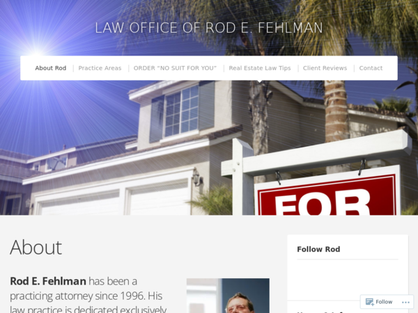 Rod E Fehlman Law Firm