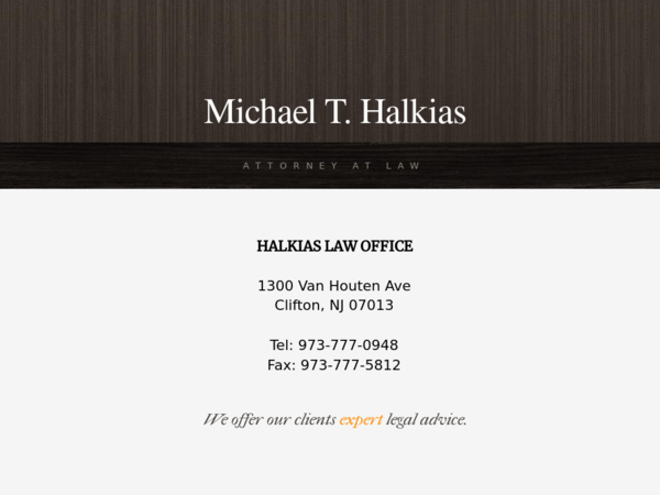 Halkias Michael T