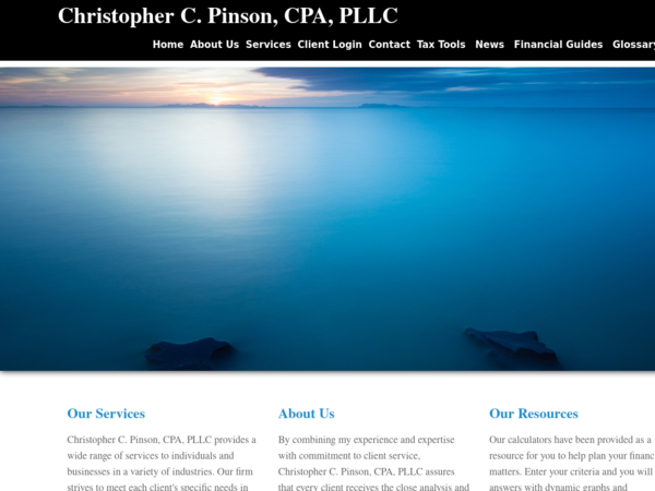 Christopher C Pinson, CPA