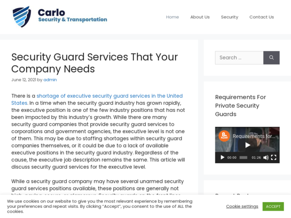 Carlo Security & Transportation Services