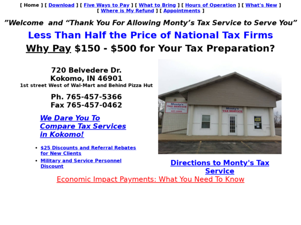 Monty's Tax Service