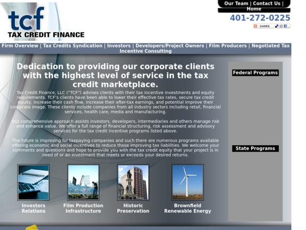 Tax Credit Finance