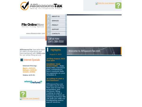 All Seasons Tax Services