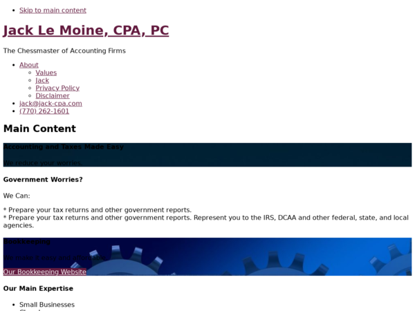 Jack Le Moine, CPA