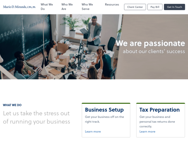 Mario D Miranda CPA PA