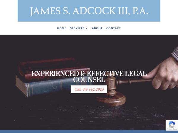 James S. Adcock Iii, Attorney at Law
